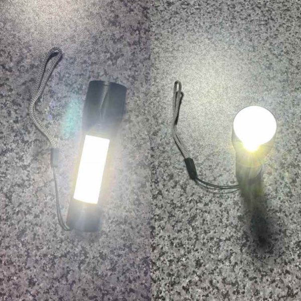 2本SET ハンディライト LED 懐中電灯 超強力 USB充電 小型 防災_画像9