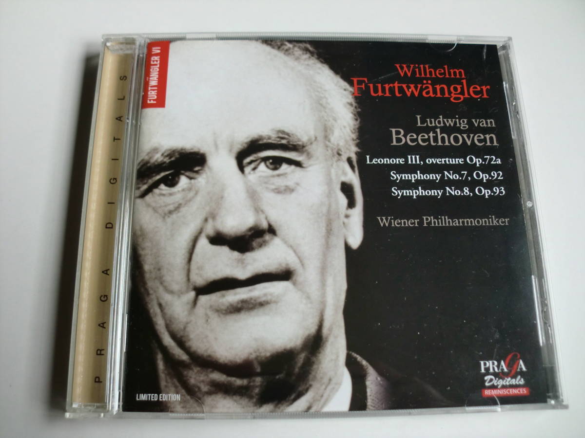 SACD ベートーヴェン「交響曲第7番（１９５０年録音）/第8番（１９５４年録音）他」フルトヴェングラー指揮 ウィーン・フィル 輸入盤の画像1