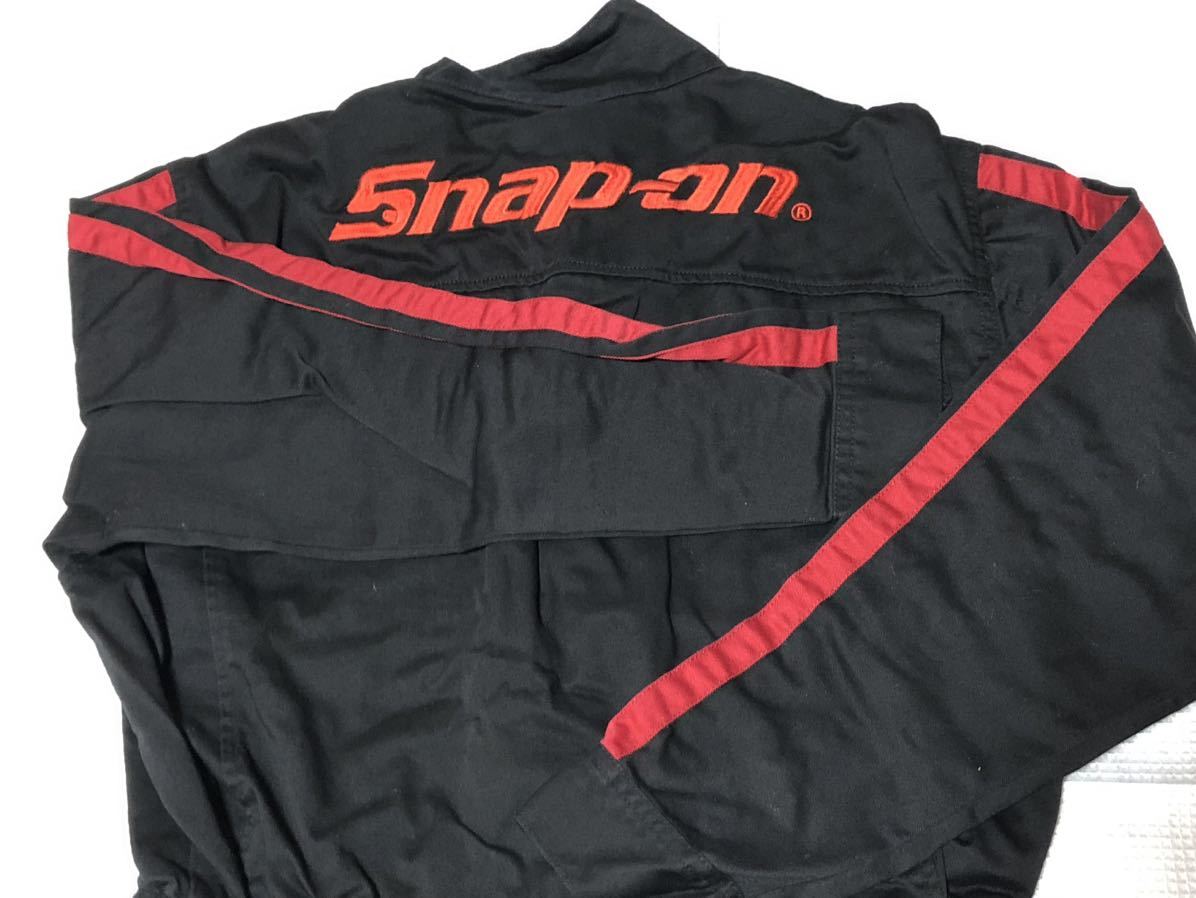 Snap-on スナップオン つなぎ服 黒 L - オーバーオール Snap-on スナップオン つなぎ服 黒 L - オーバーオール