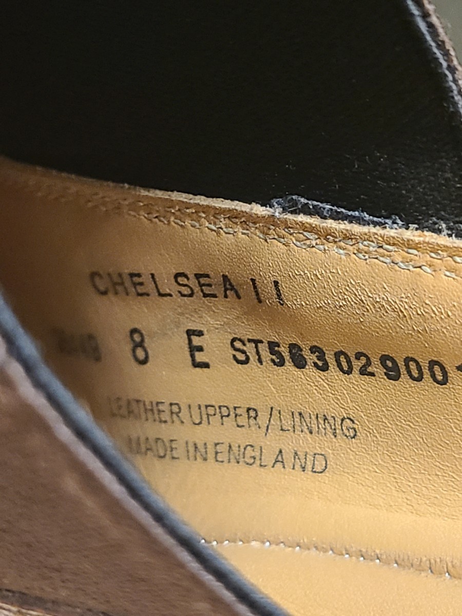 【美品】Crockett＆Jones Chelsea 11 UK8E クロケット＆ジョーンズ チェルシー11 26.5cm_画像5