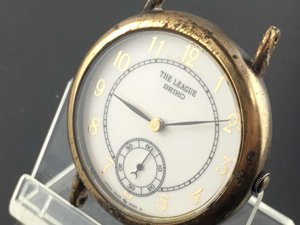 operation goods Junk body only 1 jpy ~* men's wristwatch Seiko SEIKO THE  LEAGUE Vintage smoseko: Real Yahoo auction salling