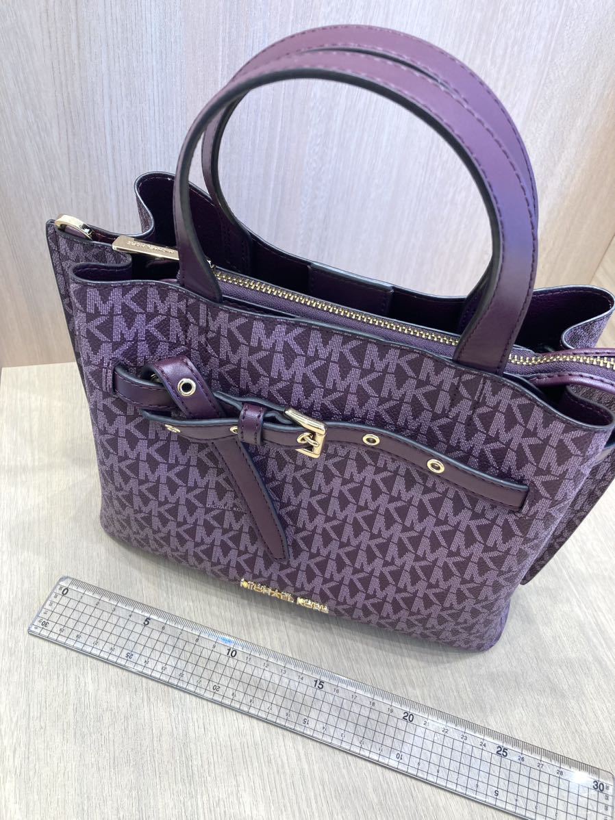 (D4526)マイケルコース　MICHAEL KORS ショルダーバッグ　美品　パープル_画像7