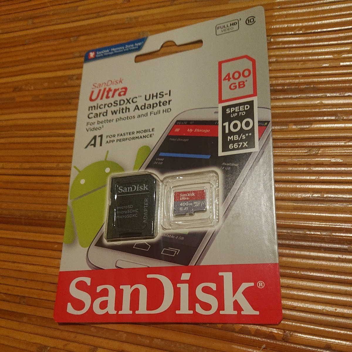 SanDisk Ultra 400GB microSDXCメモリーカード SDSQUAR-400G-GN6MA 新品 サンディスク