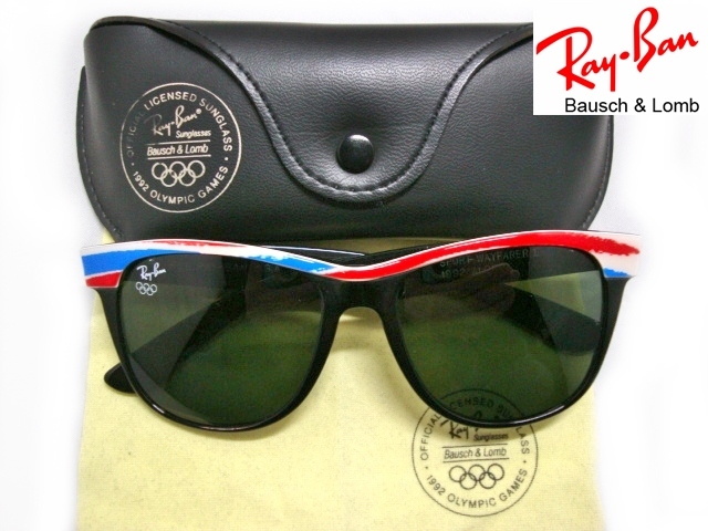 Vintage B&L RayBan SPORT WAYFARER 2 1992 ALBERTVILLE OLYMPIC GAMESオリンピックUSAボシュロムG15ウェイファーラⅡアメリカ製サングラス_画像1