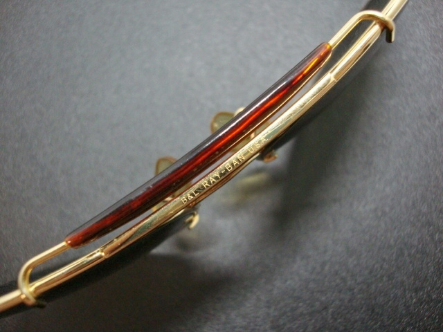 希少Vintage B&L RayBan OUTDOORSMAN G15DH DiamondhardダイヤモンドハードGoldミラーレンズUSAボシュロムBLアメリカ製ゴールド金_画像6