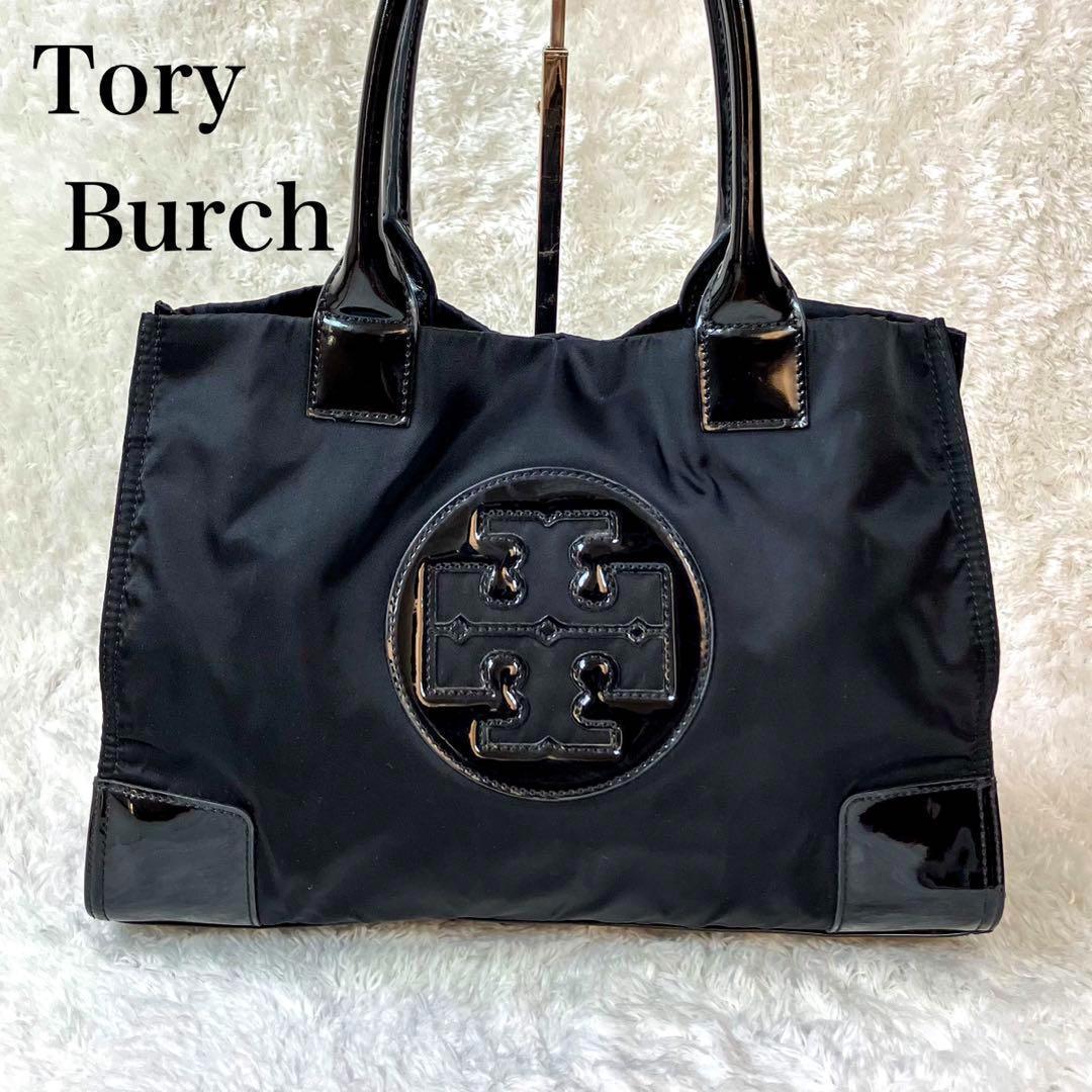 新品級美品！ TORY BURCH トリーバーチ エラ トートバッグ ネイビー-