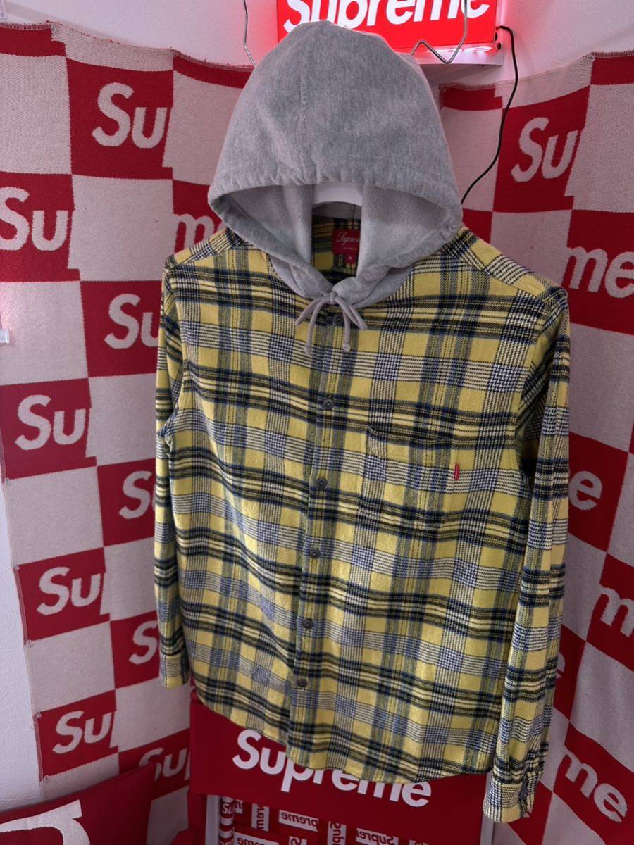 ☆激レア☆シュプリーム SUPREME Hooded Shirt パーカー シャツ_画像3