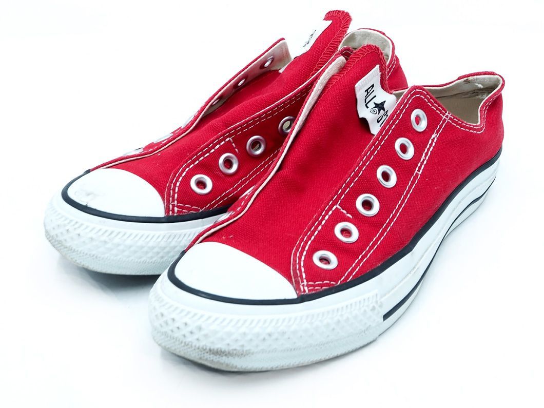 CONVERSE コンバース 1804 ALL STAR オールスター スリップ III OX ローカット スニーカー size23.5/赤 ■■ ☆ dkc2 レディース_画像1