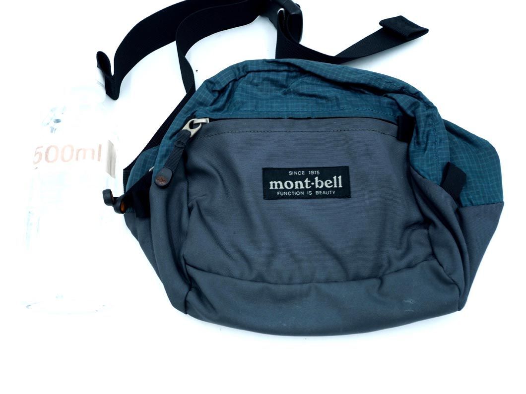 mont-bell モンベル ウエストポーチ バッグ グレー ■■ ☆ dkc7 メンズ_画像2