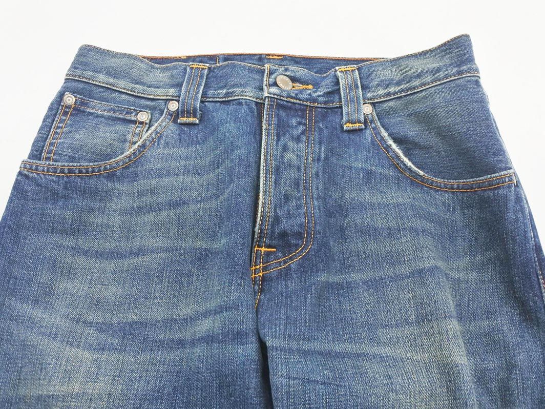 Nudie Jeans ヌーディージーンズ EASY EMIL ボタンフライ ストレート デニムパンツ size29/濃紺 ■■ ☆ dkb0 メンズ_画像3