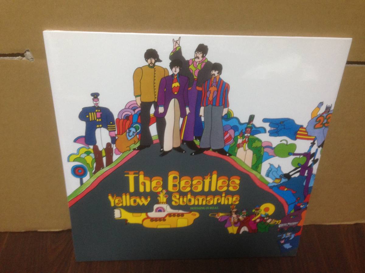  unopened LP 2012? EU record THE BEATLES YELLOW SUBMARINE PCS-7070 Beatles yellow sub marine tube 3K2