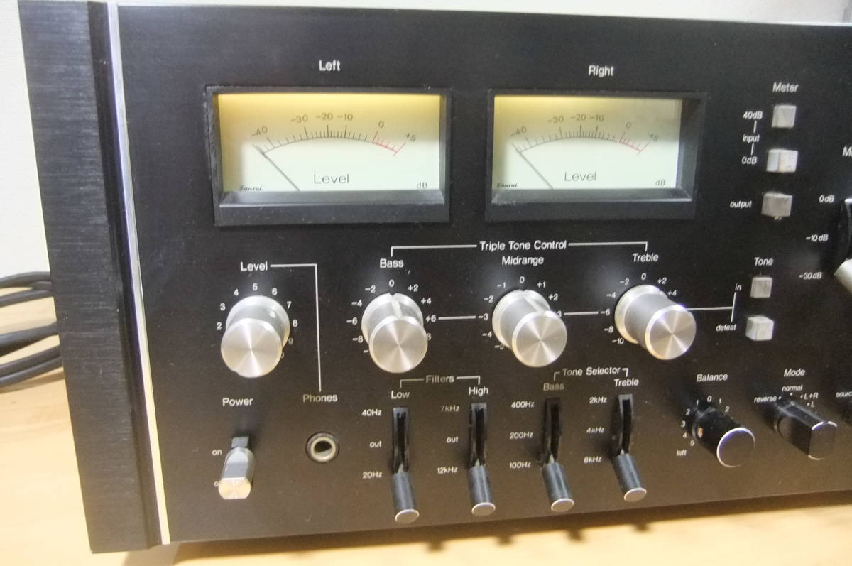 サンスイ Sansui 山水 プリアンプ CA-3000 ジャンク品 部品取り レストア_画像2