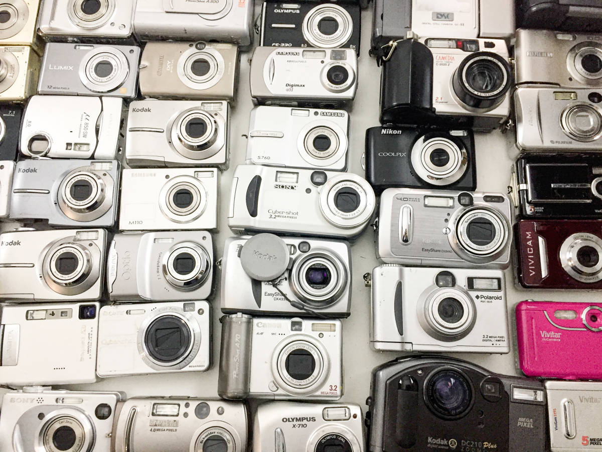 100台 ジャンクデジカメ コンパクトデジタルカメラ 大量 まとめ売り まとめ セット CANON NIKON KODAK OLYMPUS FUJIFILM 2_画像7