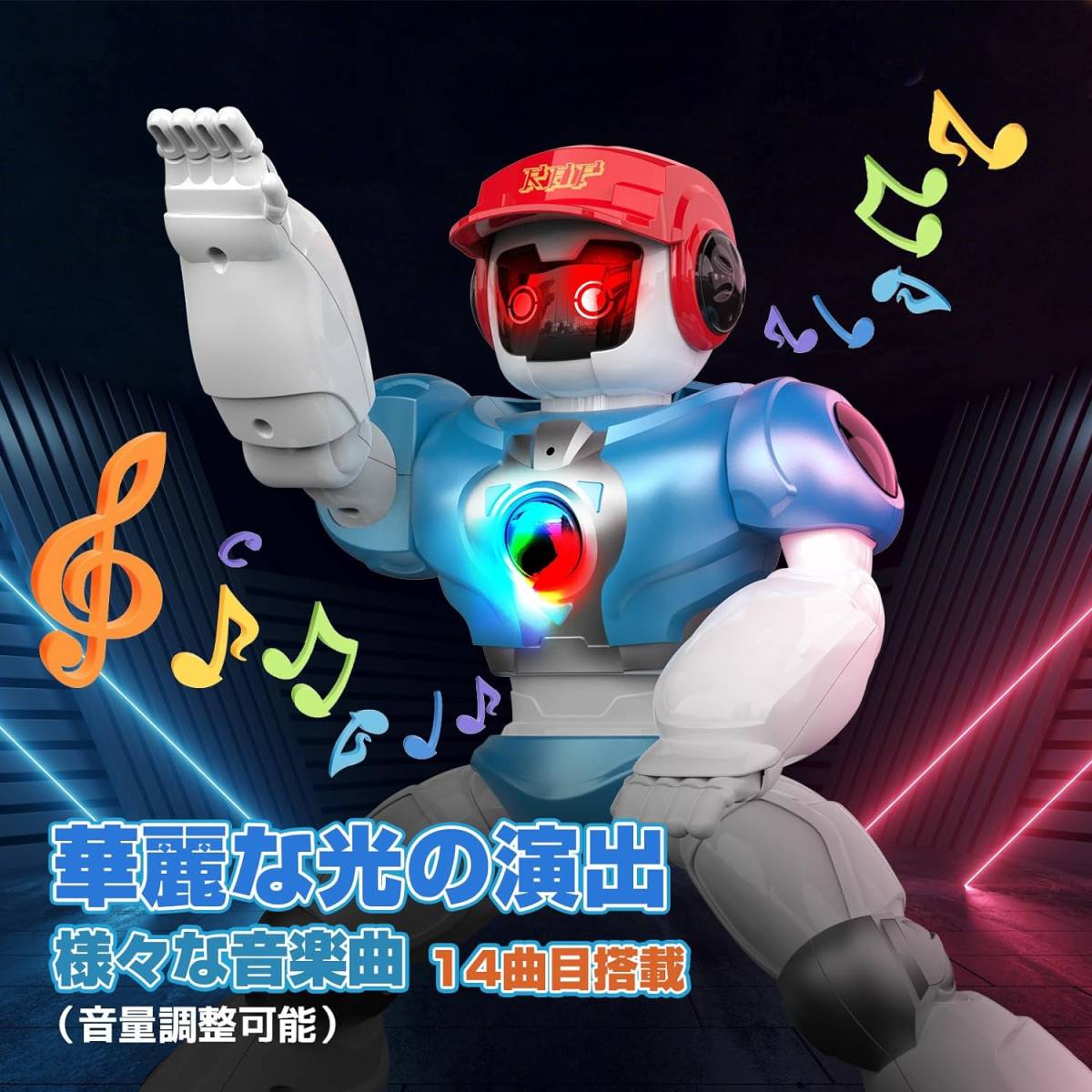 DEERC ロボット おもちゃ 子供 電動ロボット ラジコン 男の子 多機能 ダンスロボット クリスマス プレゼント プログラム可_画像7