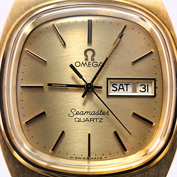 デッドストック　1970年代　オメガ■　シーマスター　オールドクォーツ■メンズ腕時計　消費税なし_画像1