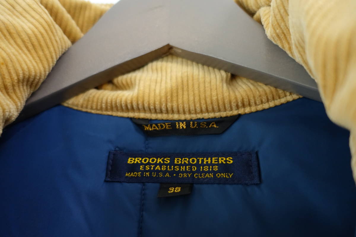 USA製 Brooks Brothers ブルックスブラザーズ ハンティングジャケット コート　米国製 ヴィンテージ 38サイズ_画像9