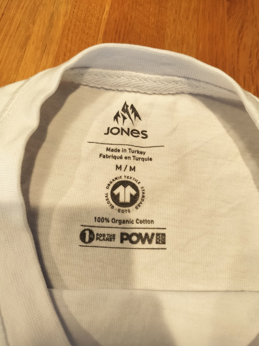 JONES SNOWBOARDS SPLIT L/S TEE　JONES　スノーボード　長袖　メンズ　Mサイズ　スプリットボード　ジョーンズ　バックカントリー_画像3