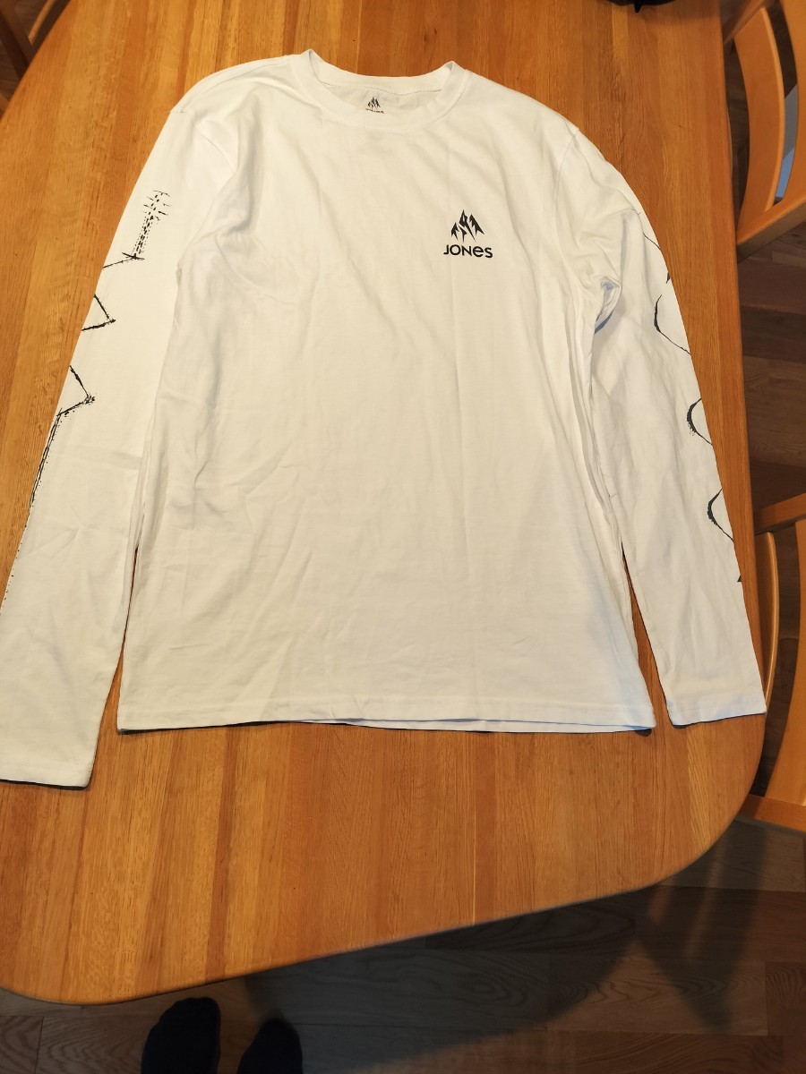 JONES SNOWBOARDS SPLIT L/S TEE　JONES　スノーボード　長袖　メンズ　Mサイズ　スプリットボード　ジョーンズ　バックカントリー_画像1