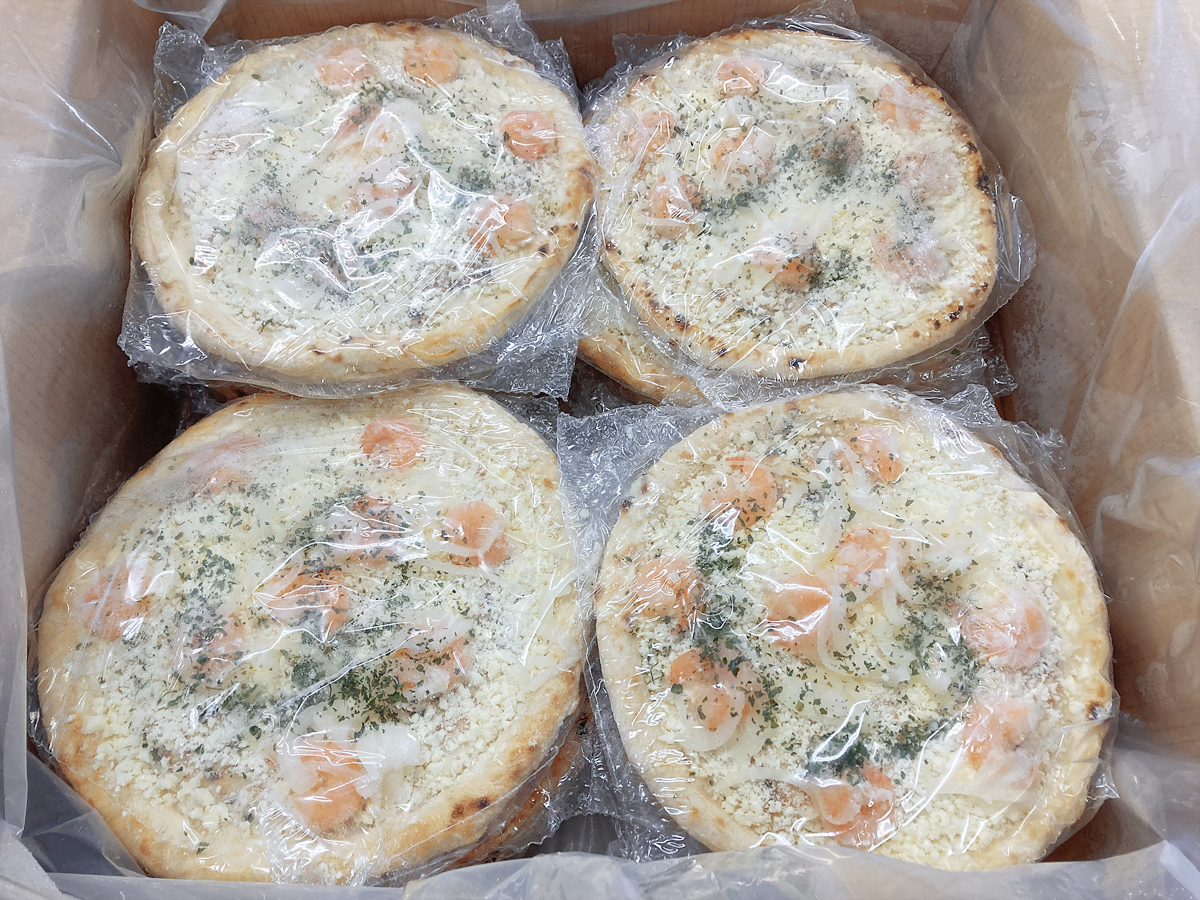  freezing pizza ..mayo285g×20 sheets pizza .. freezing pitsapitsa.. shrimp sea . shrimp mayo business use [ water production f-z]