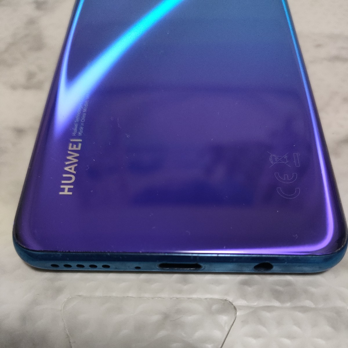 ■HUAWEI（ファーウェイ）■P30 lite 本体■MAR-LX2J■画面割れのみ完全動作品■Android.アンドロイドSIMフリー■_画像2