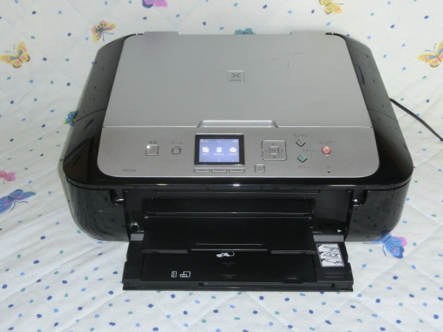 [ present condition goods * printing 2800 sheets ~] Canon ink-jet multifunction machine MG5730 silver MG5430/MG5530/MG5630/MG5730/iP7230 series model 