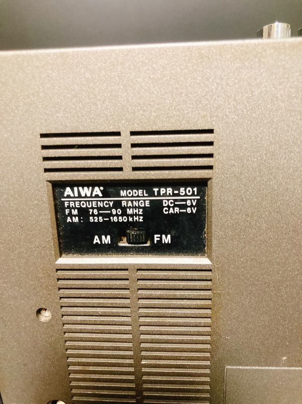 Re043-60 アイワ AIWA TPR-501 ラジオ カセット FM AM RADIO CASSETTE TAPE RECORDER オーディオの画像4