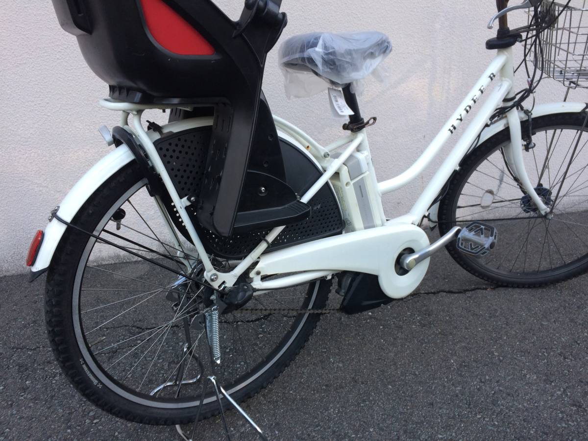  region limitation free shipping Bridgestone high ti Be new standard child to place on white 8,9AH rough .-ni Beaute Kobe city electromotive bicycle 