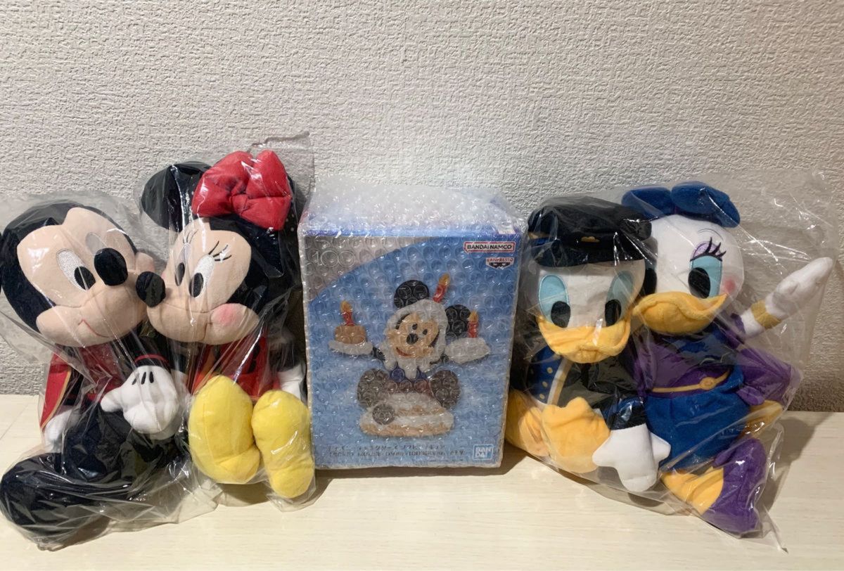 新品未開封 最安値 ミッキー ミニー デイジー ドナルド ぬいぐるみ フィギュア まとめ売り 非売品