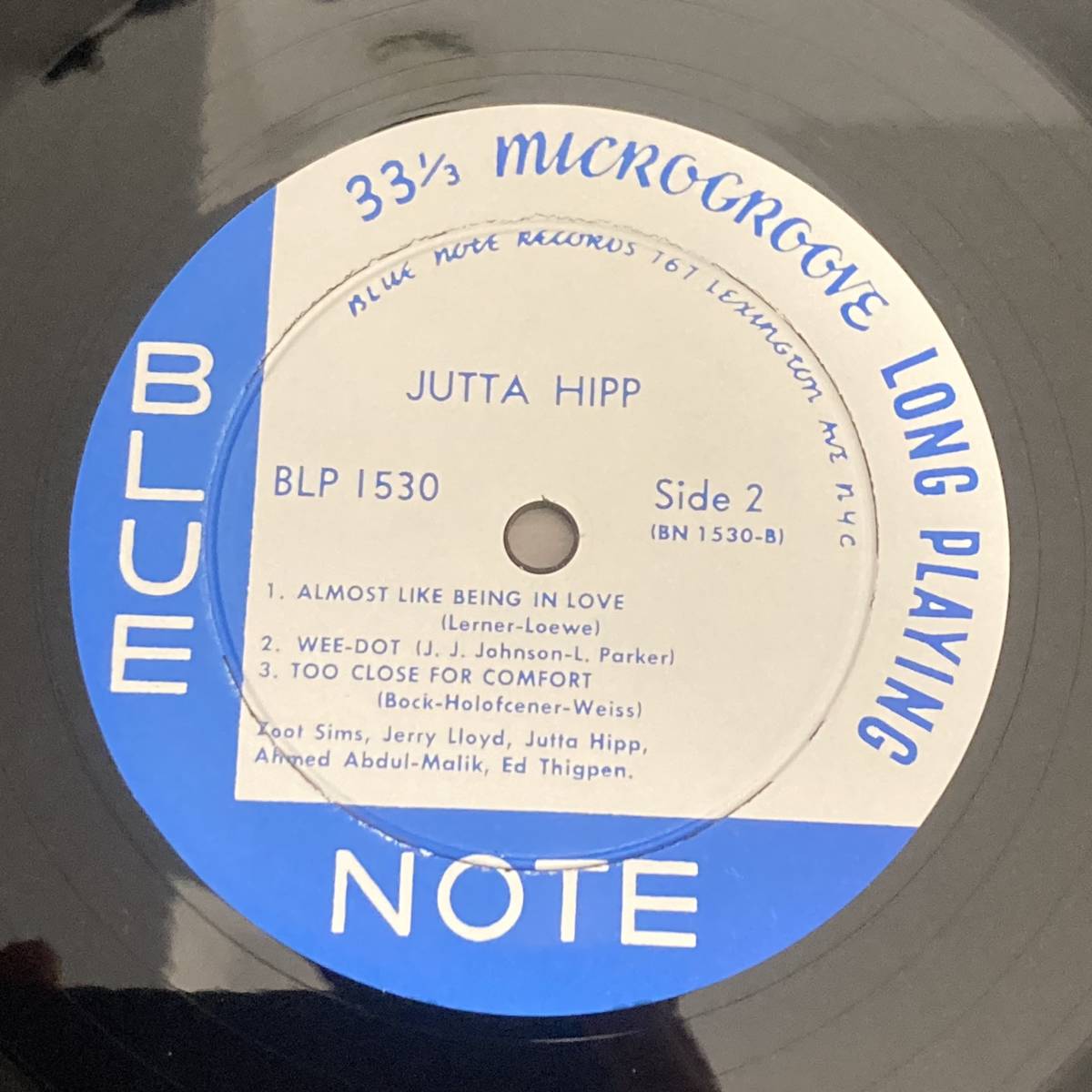 希少高音質盤 深溝 JUTTA HIPP with zoot sims blue note 1530_画像5