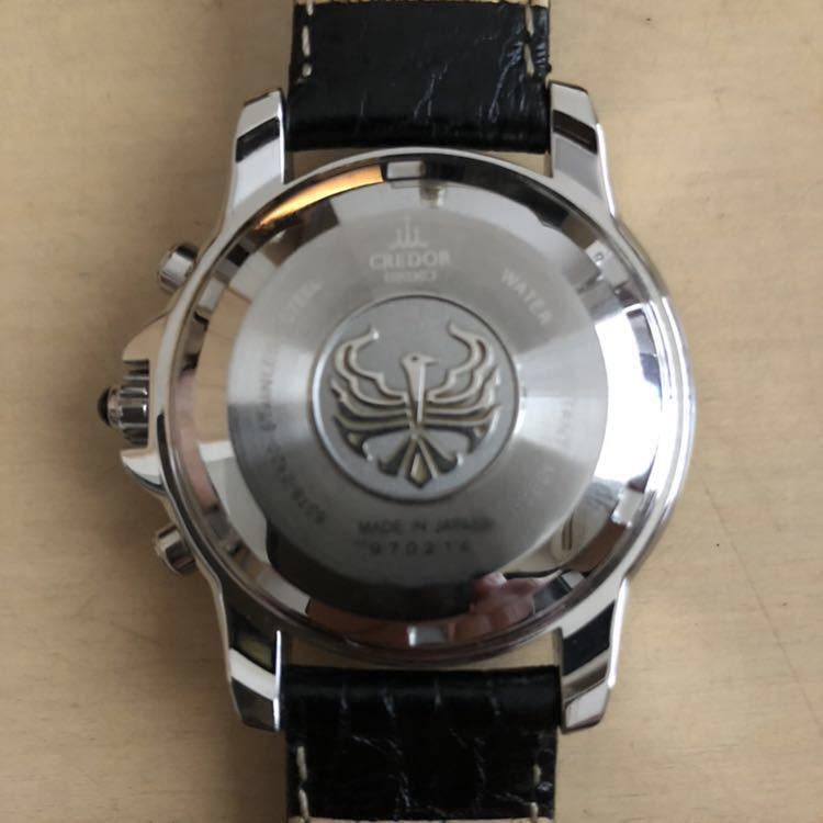 SEIKO Credor Phoenix計時碼表稀有白色錶盤 原文:SEIKO クレドールフェニックス クロノグラフ 希少白文字盤