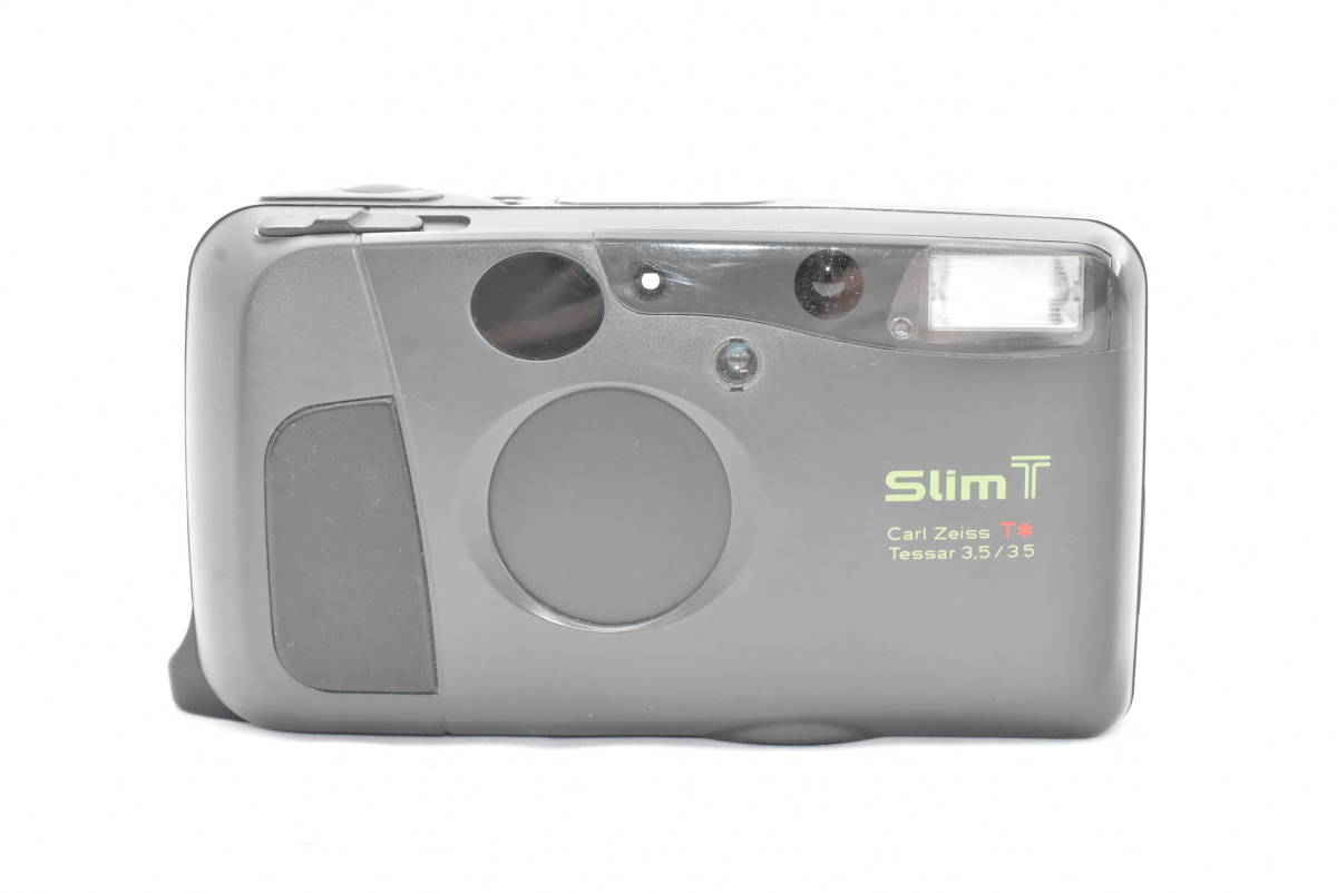 KYOCERA 京セラ SLIM T スリムT Carl Zeiss TESSAR 3.5/35 コンパクト フィルムカメラ (t4496)