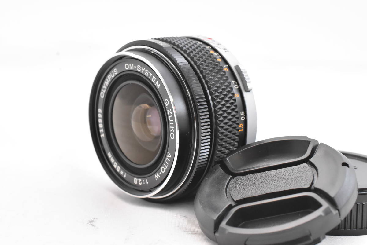 ★外観美品★OLYMPUS オリンパス OLYMPUS OM-SYSTEM G.ZUIKO AUTO-W 1:2.8 f=35mm (t4864)