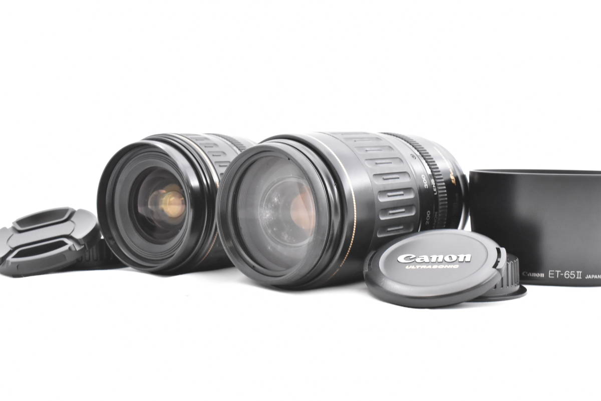 CANONキャノン CANON ZOOM EF 28-80mm F3.5-5.6 CANON ZOOM EF 100-300mm F4.5-5.6 ２本セット（t4268）