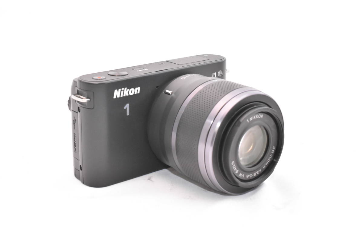 Nikon ニコン Nikon 1 J1 ブラック ミラーレス１眼/ NikoN 1 NIKKOR 30-110mm F3.8-5.6 VR ズームレンズ(t4860)_画像10