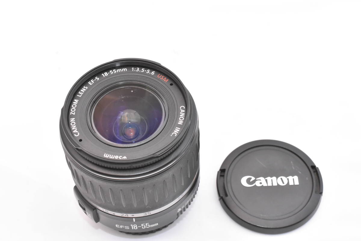 Canon キャノン Canon EF-S 18-55mm F3.5-5.6 USM レンズ(t5449)_画像9