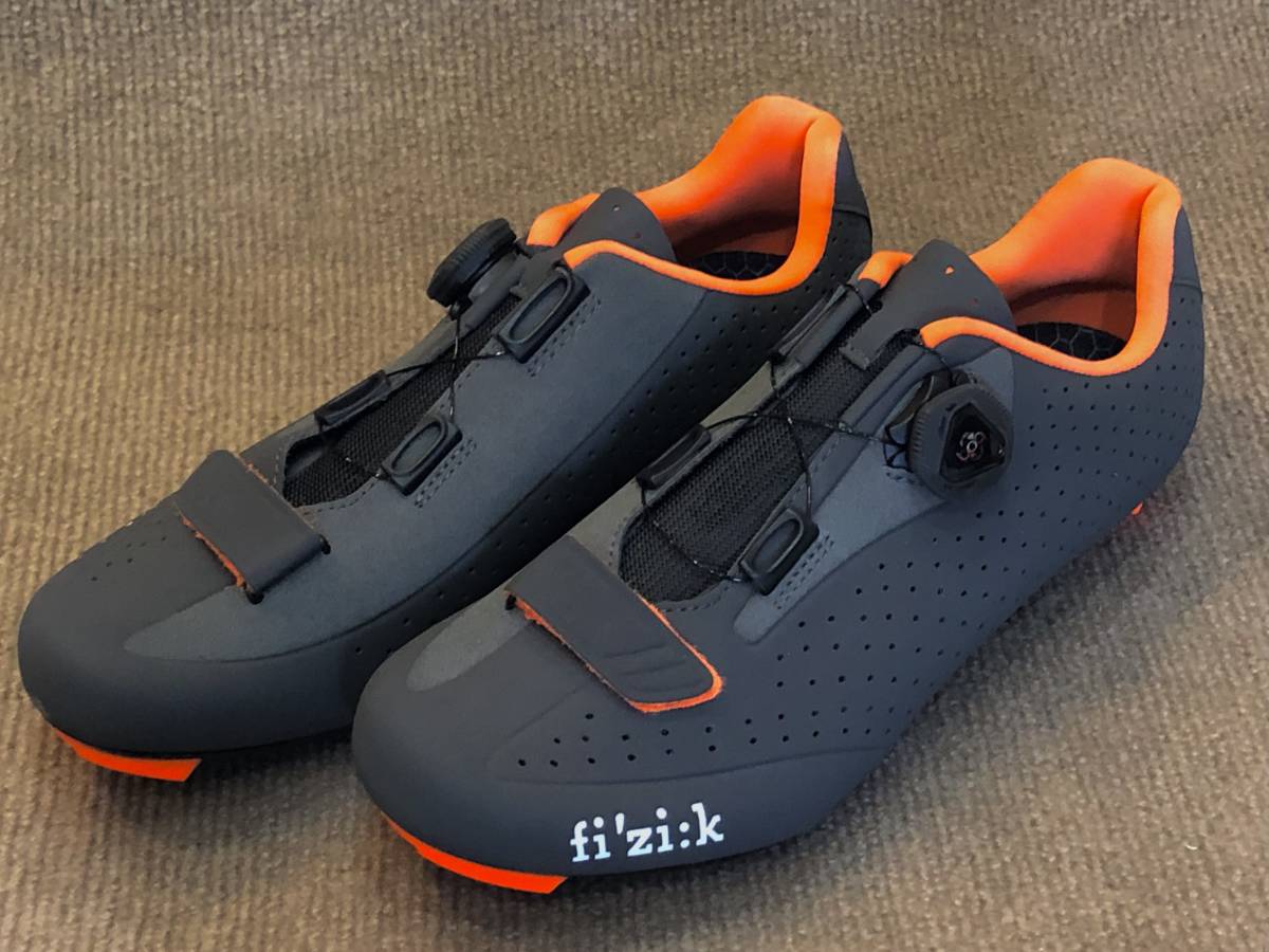 Fizik R5B UOMO（メンズ） ANTHRACITE-ORANGE FLUO EU41.0≒26.35Cm_画像3