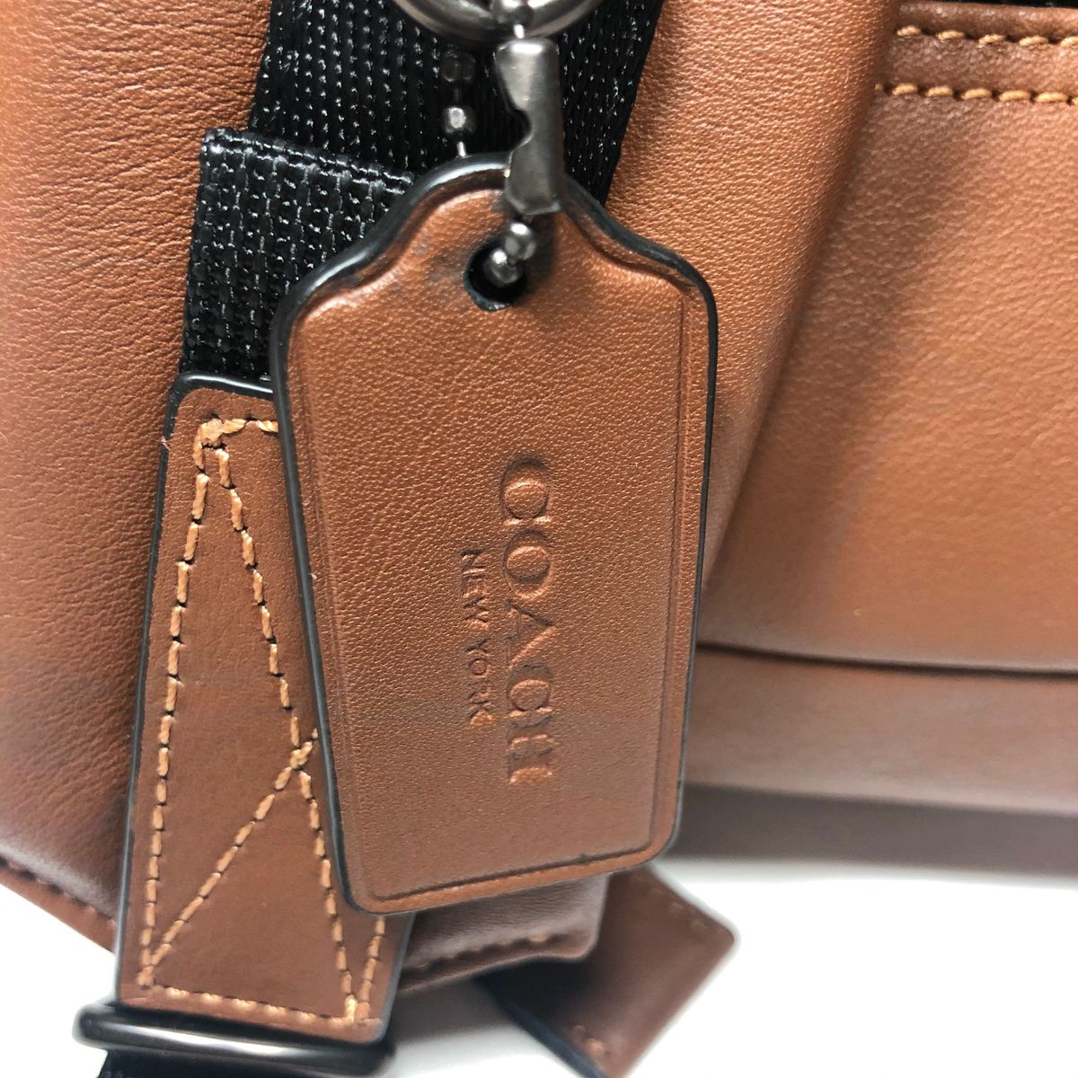 【新品】COACH コーチ リュック バックパック パッチ サドル レザーリュック 78828