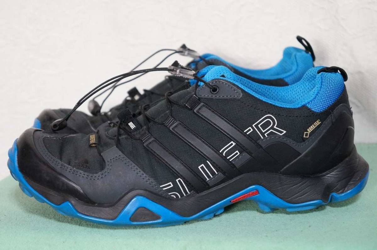 adidas TERREX SWIFT R GTX アディダス テレックス スウィフト トレッキングシューズ GORE-TEX ゴアテックス 26.5cm ブラック/ブルー