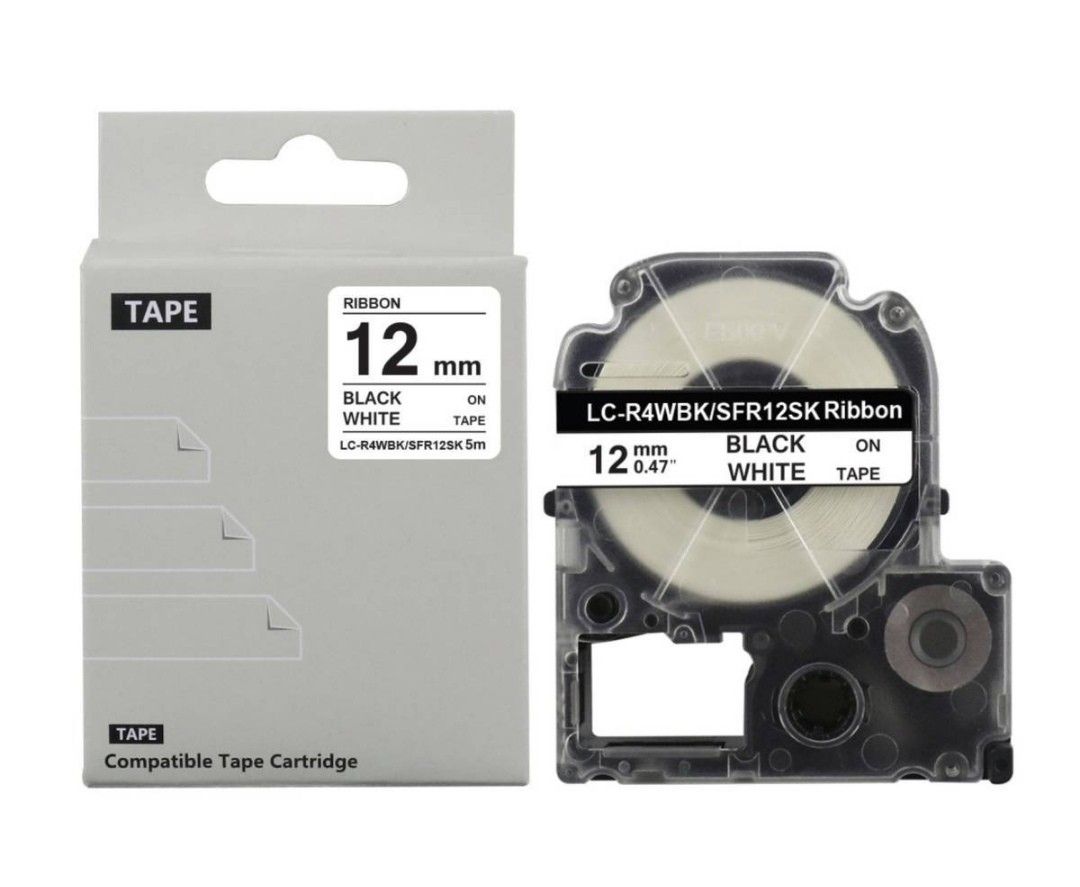 3個セット　12mm SS12K テプラPRO テープ カートリッジ 互換品