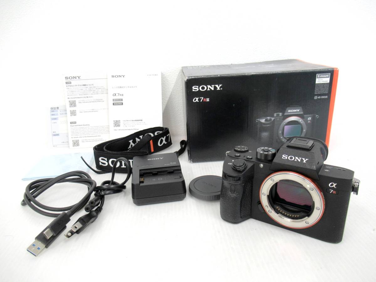 【SONY/ソニー】戌④212//α7Rⅲ ボディ/ILCE-7M3/元箱/取説/充電器_画像1