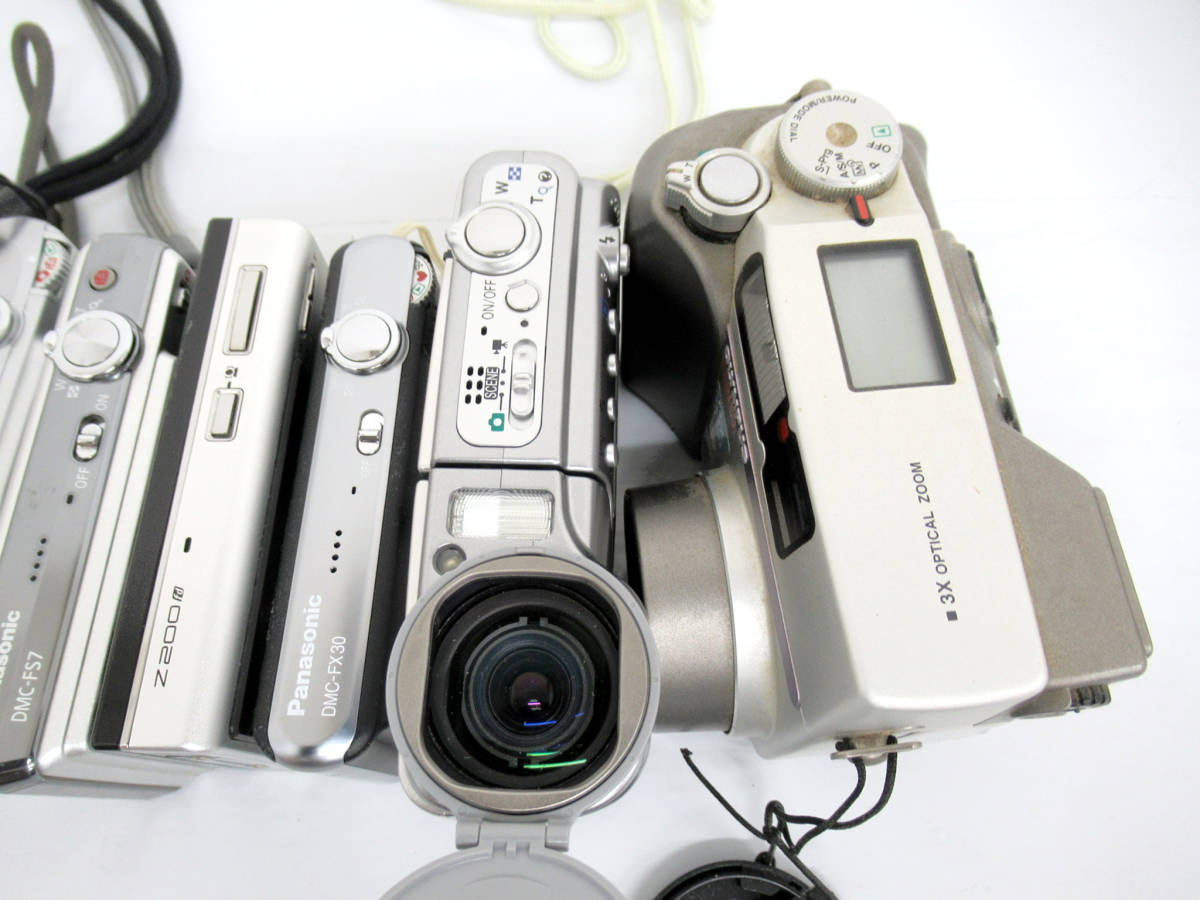 【FUJIFILM/Nikon/OLYMPUS/SONY】戌②250//コンパクトデジタルカメラまとめ　DSC-WX350/COOLPIXS4/FX-30他///10台_画像6