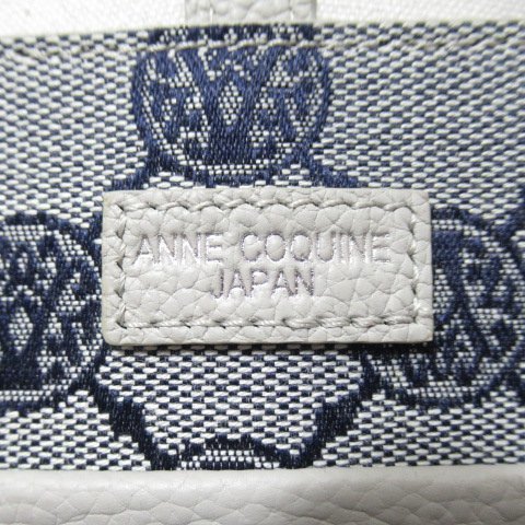 Y11*[ прекрасный товар ] Anne ko ключ n монограмма Jaguar do Cube сумка серый темно-синий серия ручная сумочка сумка на плечо 2WAY легкий Anne Coquine