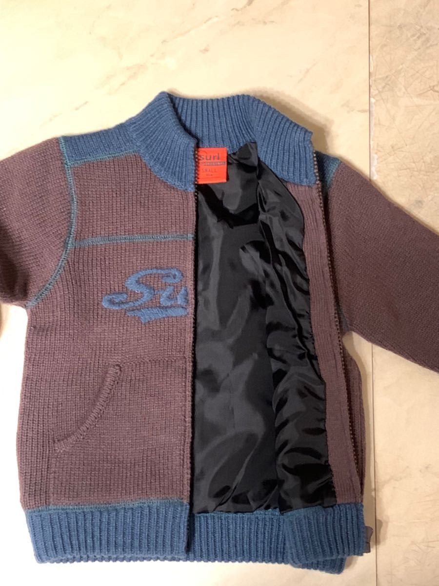 Surl  ボーイ　ジップアップ　セーター男の子用サイズ95cm