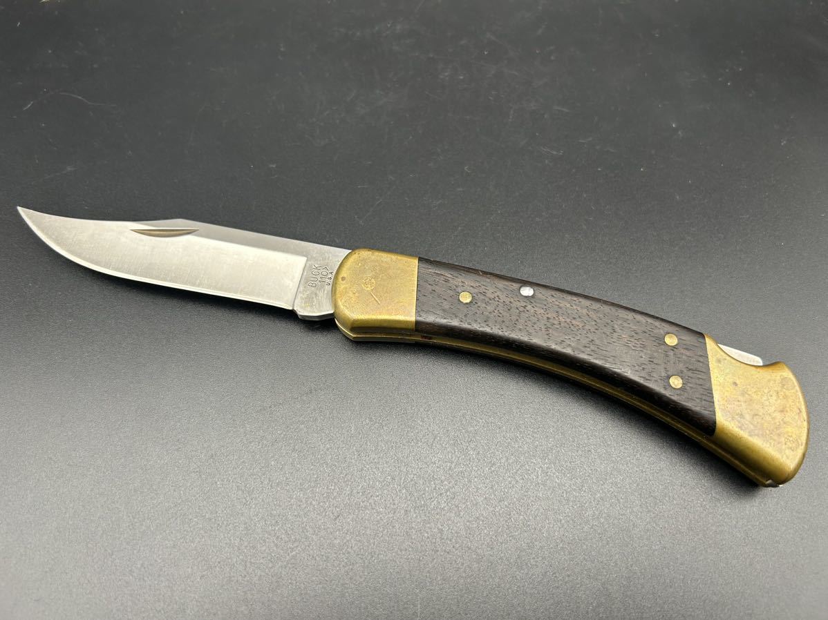 【894】BUCK KNIVES バックナイフ 110 フォールディングナイフ USA製_画像1