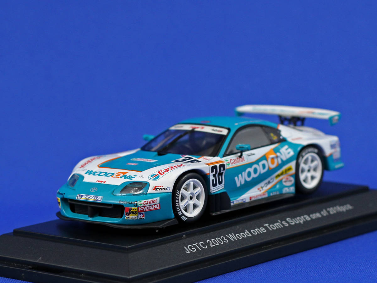 1/43 EBBRO JGTC 2003 WOODONE TOM'S SUPRA #36 2016台限定 1/43 EBBRO JGTC 2003 WOODONE TOM'S SUPRA #36 2016台限定