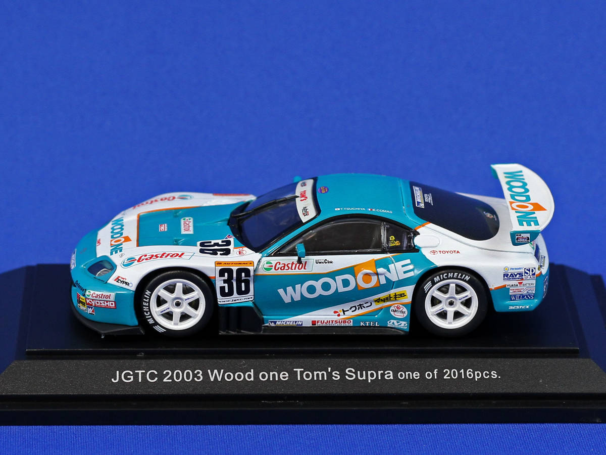 1/43 EBBRO JGTC 2003 WOODONE TOM'S SUPRA #36 2016台限定 1/43 EBBRO JGTC 2003 WOODONE TOM'S SUPRA #36 2016台限定