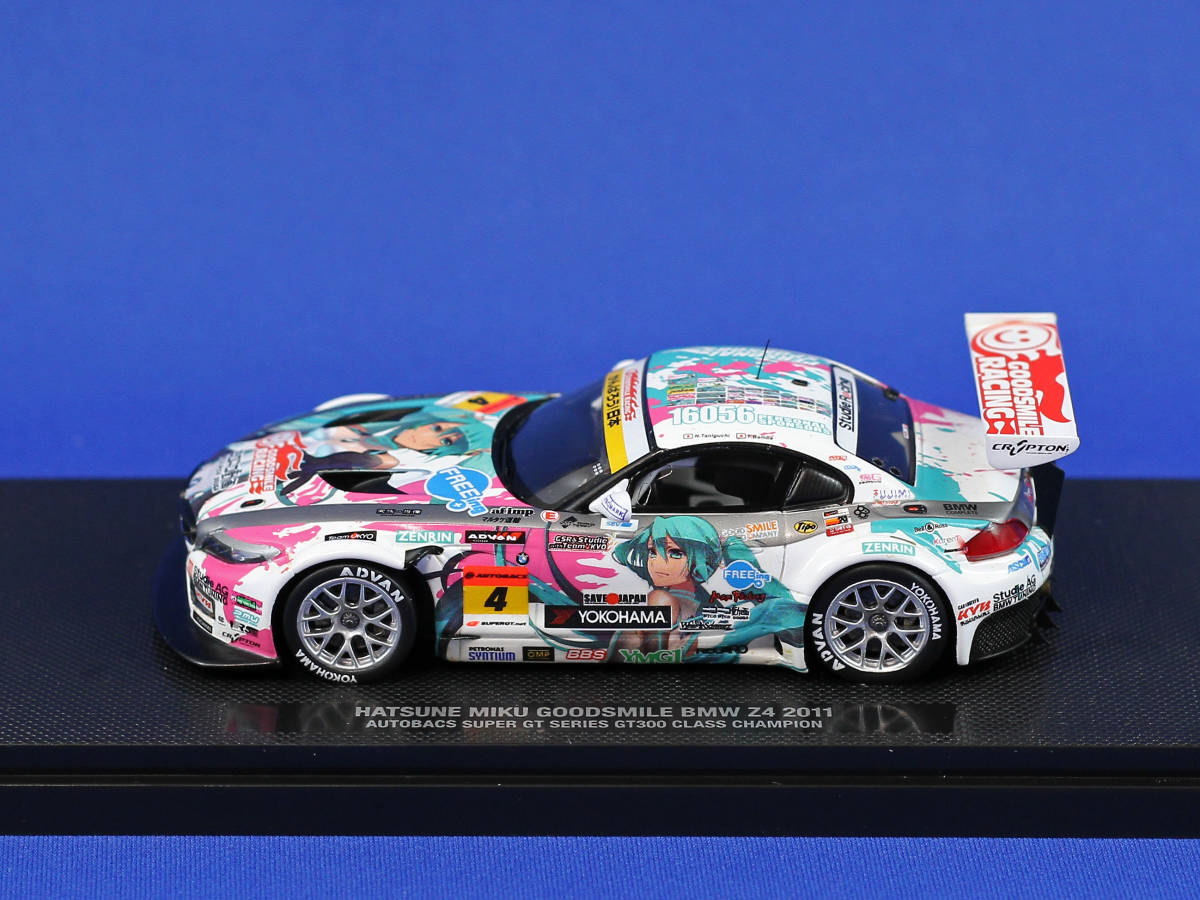 EBBRO 1/43 SUPER GT300 CHAMPION BOX GOODSMILE BMW Z4 初音ミク エブロ グッドスマイル チャンピオンボックスの画像3