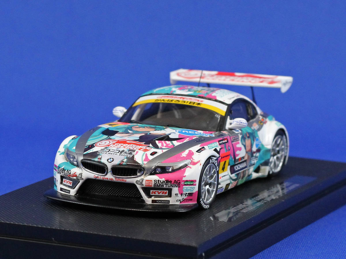 EBBRO 1/43 SUPER GT300 CHAMPION BOX GOODSMILE BMW Z4 初音ミク エブロ グッドスマイル チャンピオンボックスの画像4