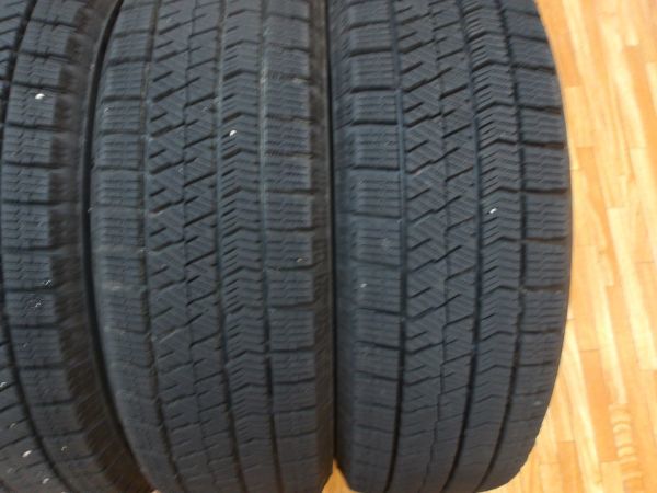 O 送料無料 バリ山 美品 15 4H100 4.5J+43 ブリヂストン ブリザック VRX2 165/55R15 N-BOX N-ONE タント スペーシア デイズ デリカミニ 軽_画像10