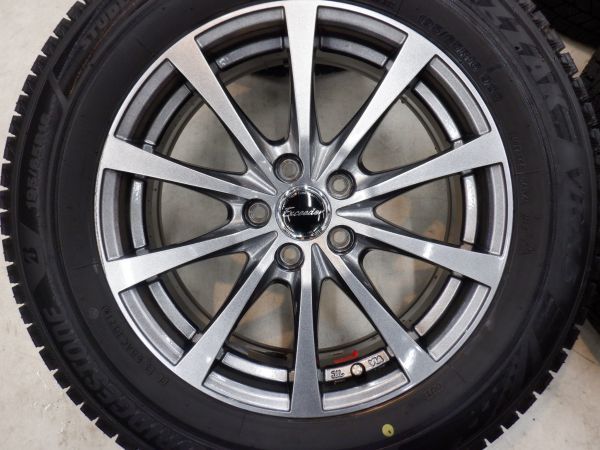 S 送料無料 バリ山 ほぼ新品 2021製 16 5H100 6J+42 ブリヂストン ブリザック VRX3 195/65R16 195/65-16 ライズ ロッキー ハイブリッド_画像3